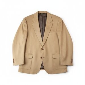 American Trend 100% Camel Hair Tan Blazer 44R